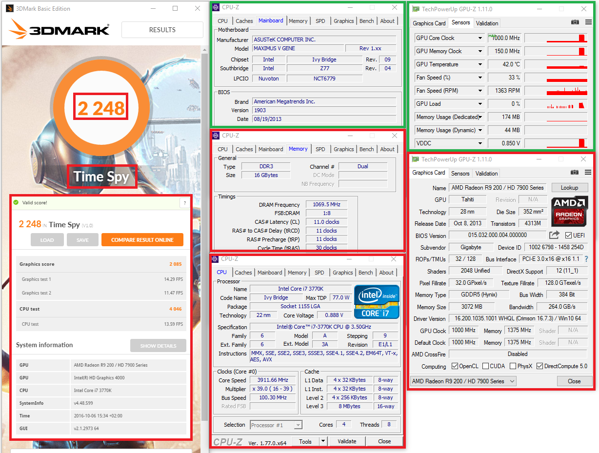 time spy benchmark ranking